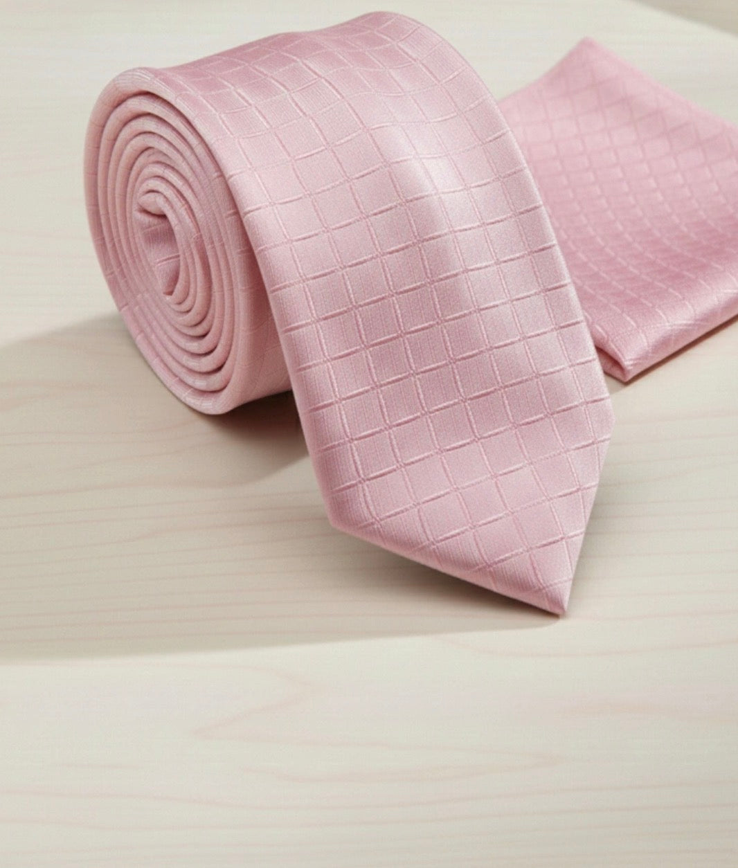 Slips - lyserød tern