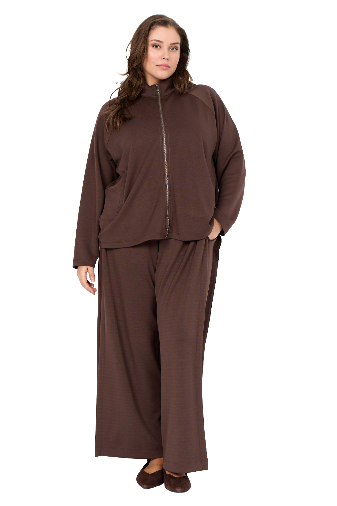 Sabina 92 - cardigan brun