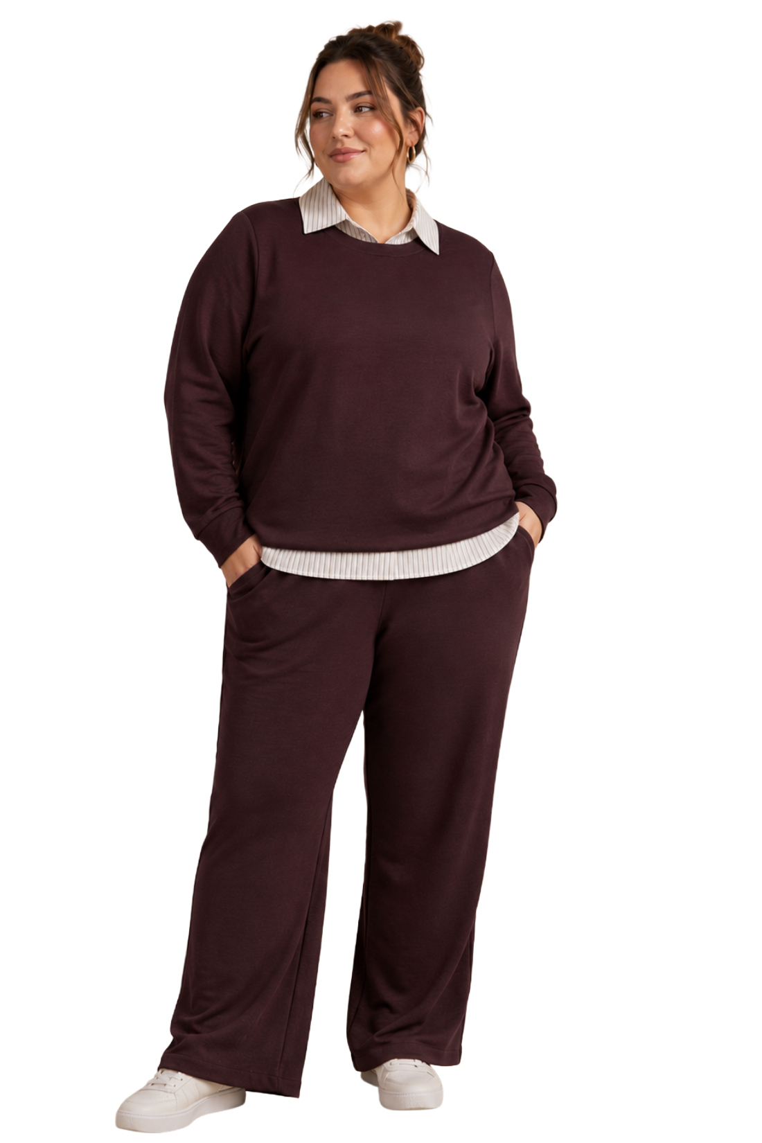 SABINA 2 - bukser plum