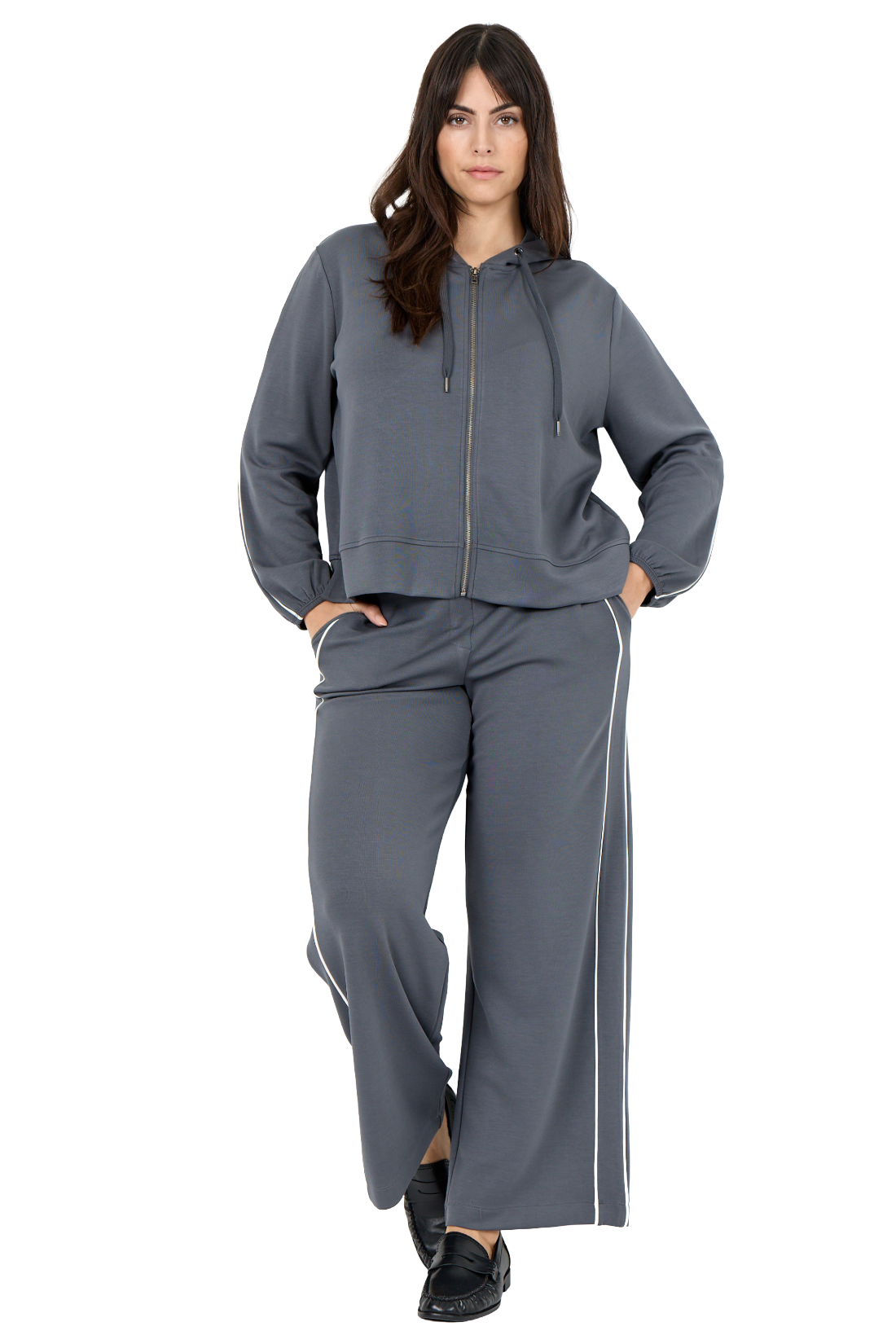 SABINA 117 - cardigan grå