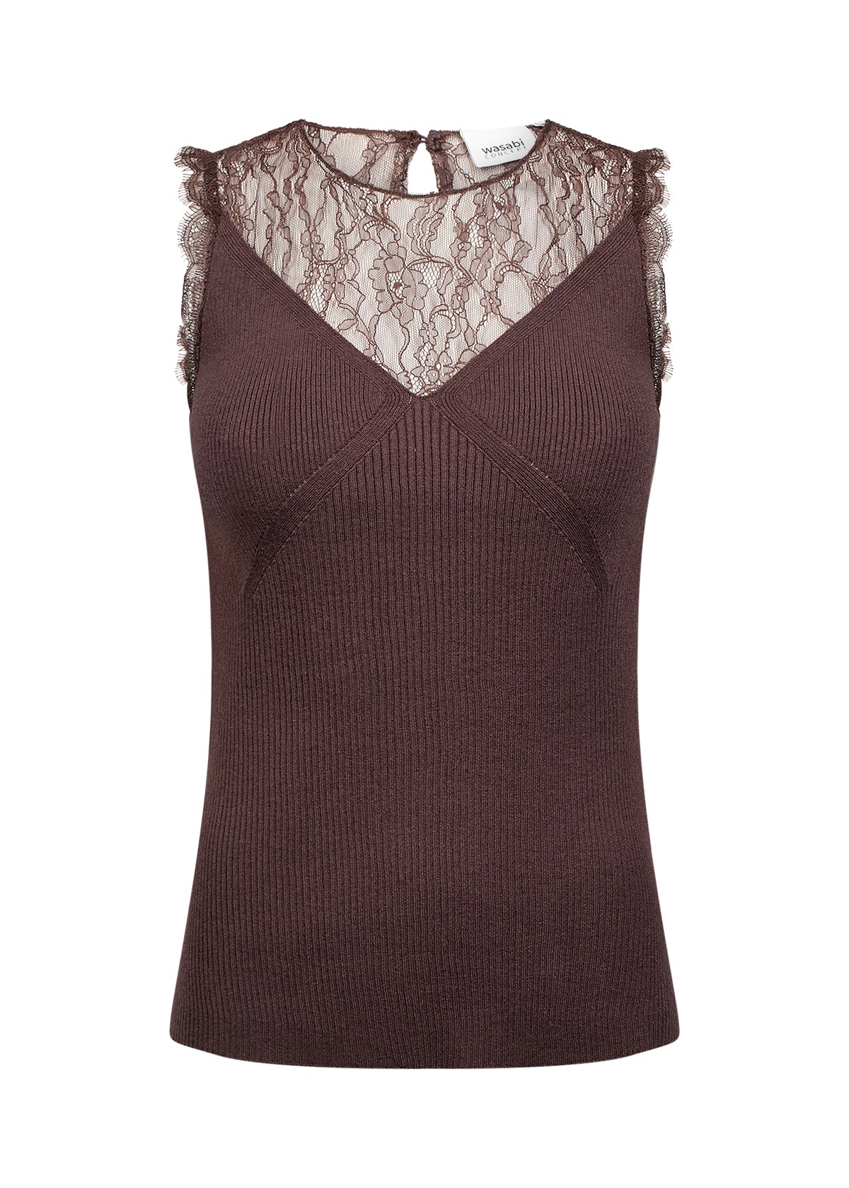 JOELINE 4 - top plum chokolade