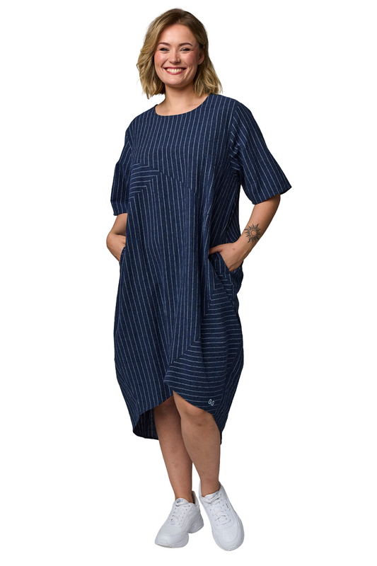 Tovea- kjole navy