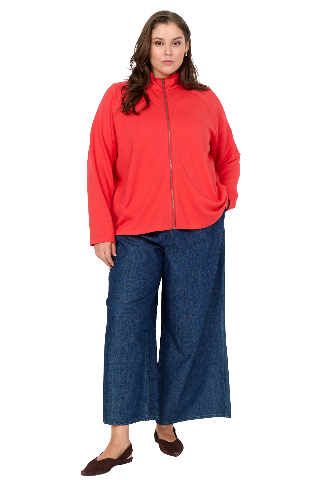 Sabina 92 - cardigan rød