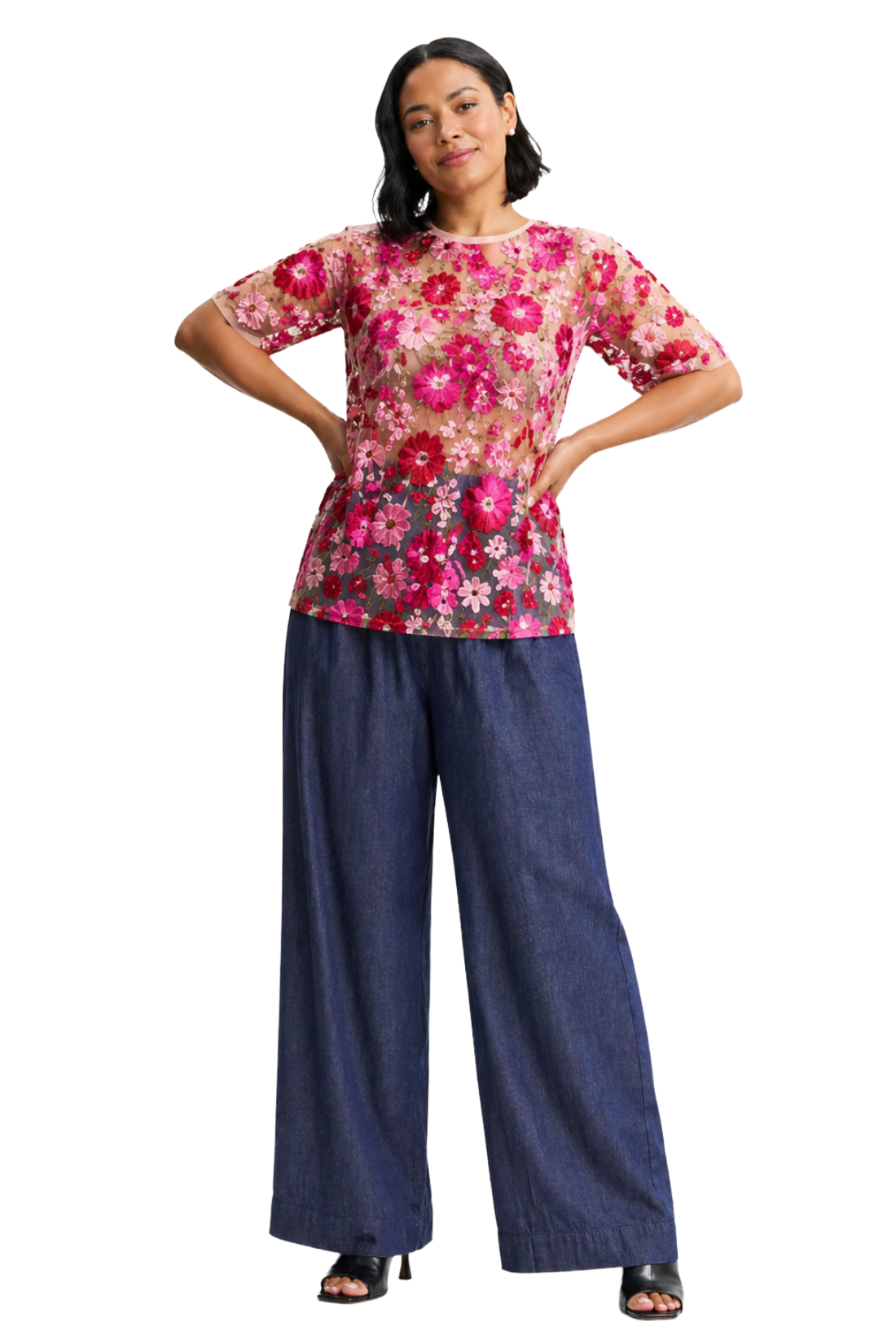 Any - flora bluse