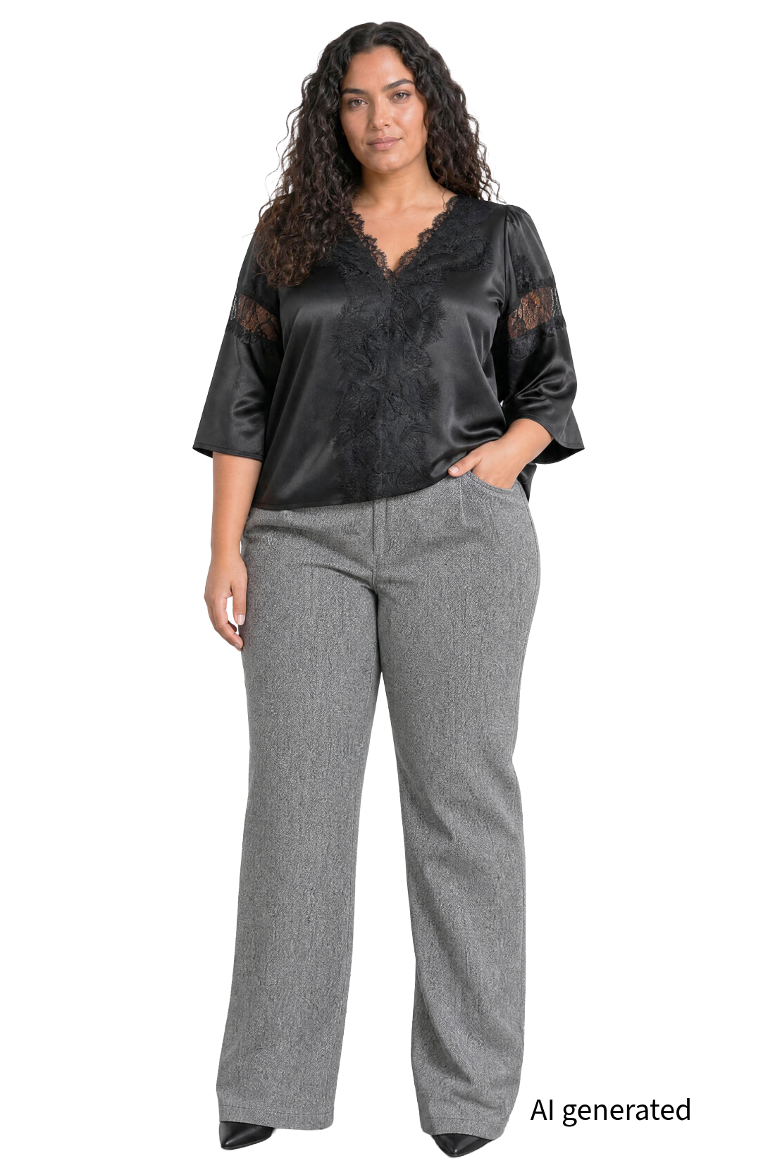 Amalia 10 - bluse sort