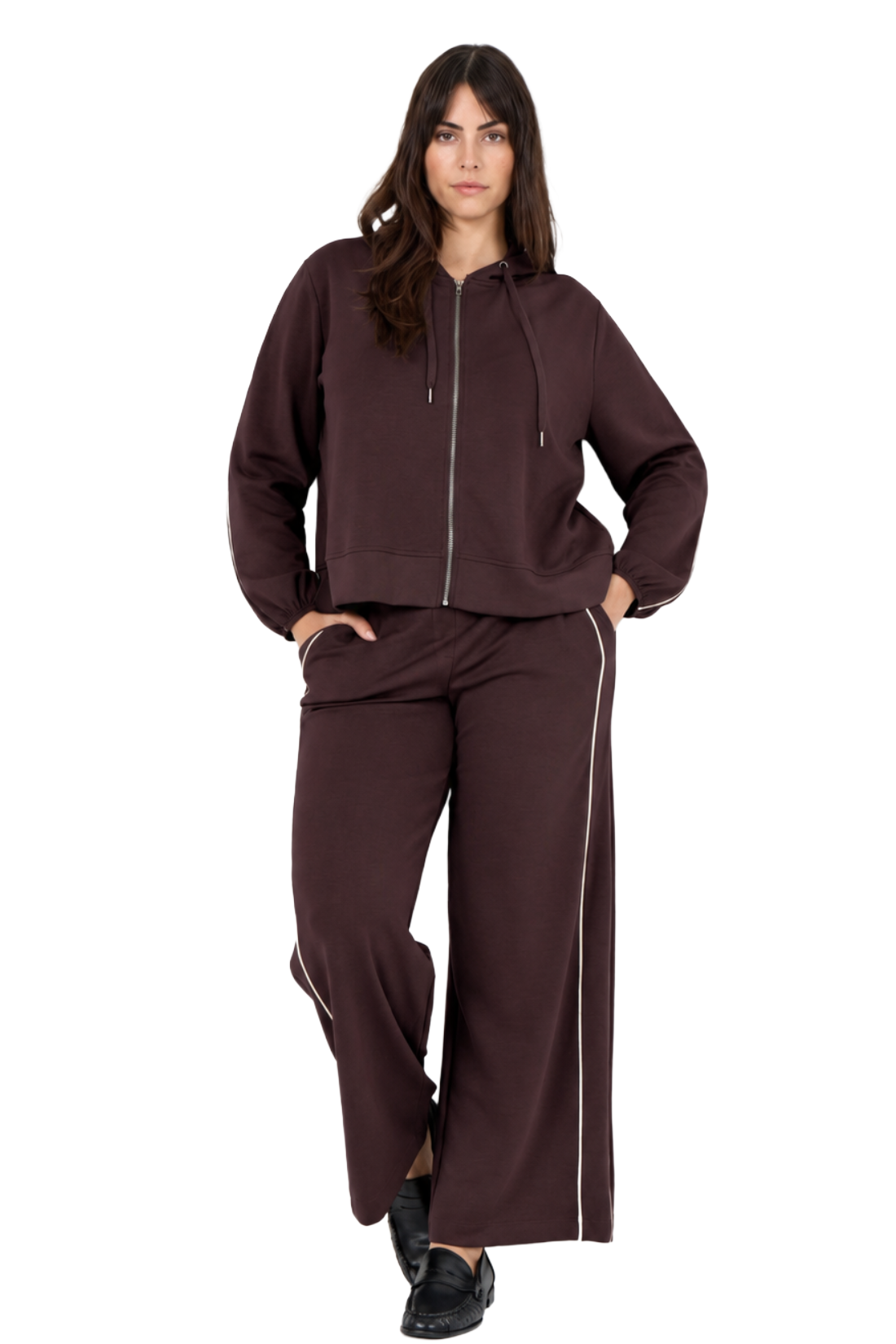 SABINA 117 - cardigan brun