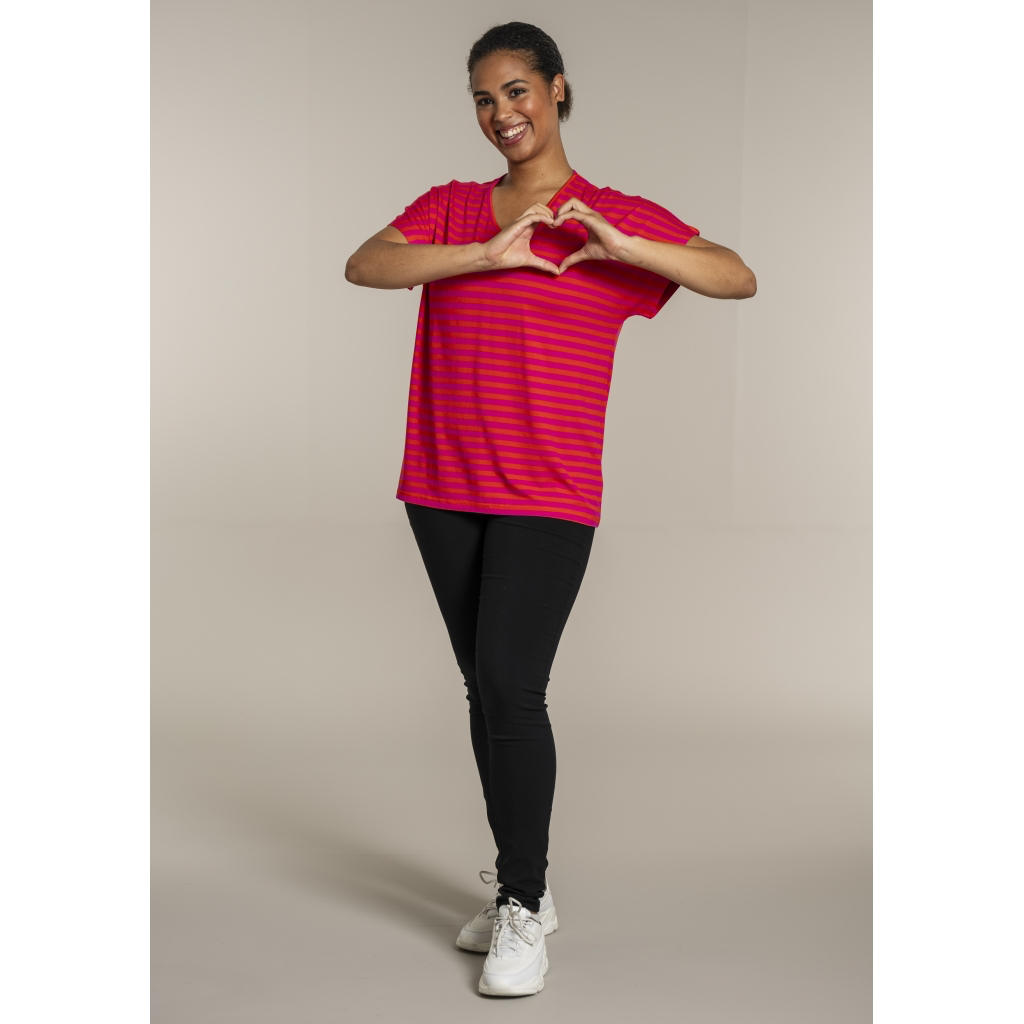 Amsterdam - T shirt stribet