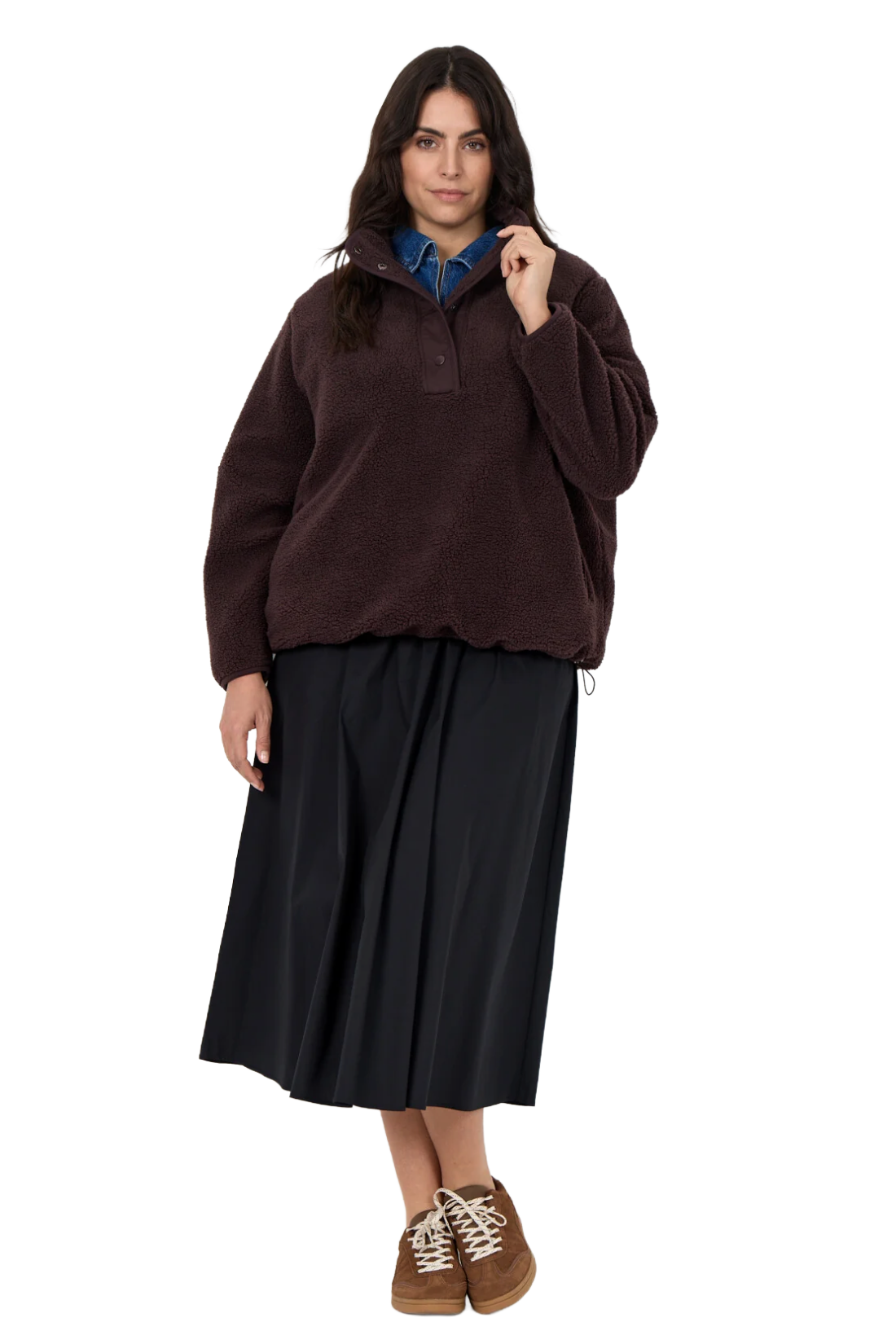 Nettie 5 - jakke brun