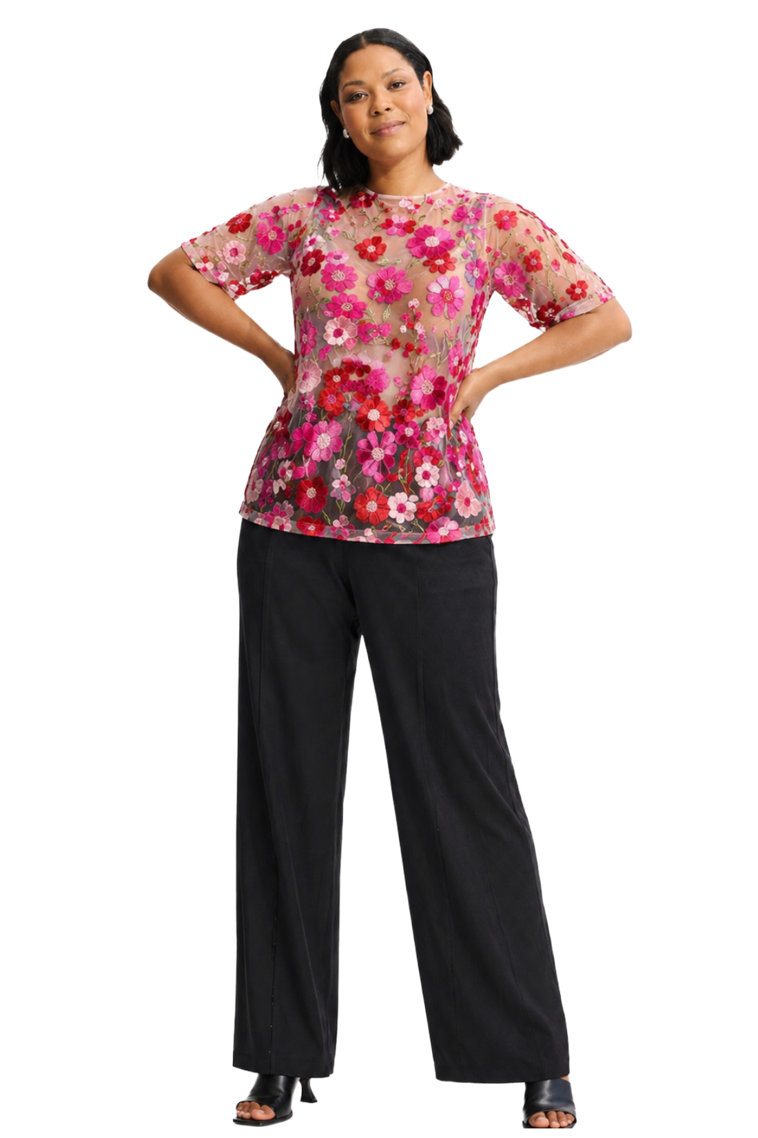 Any - flora bluse