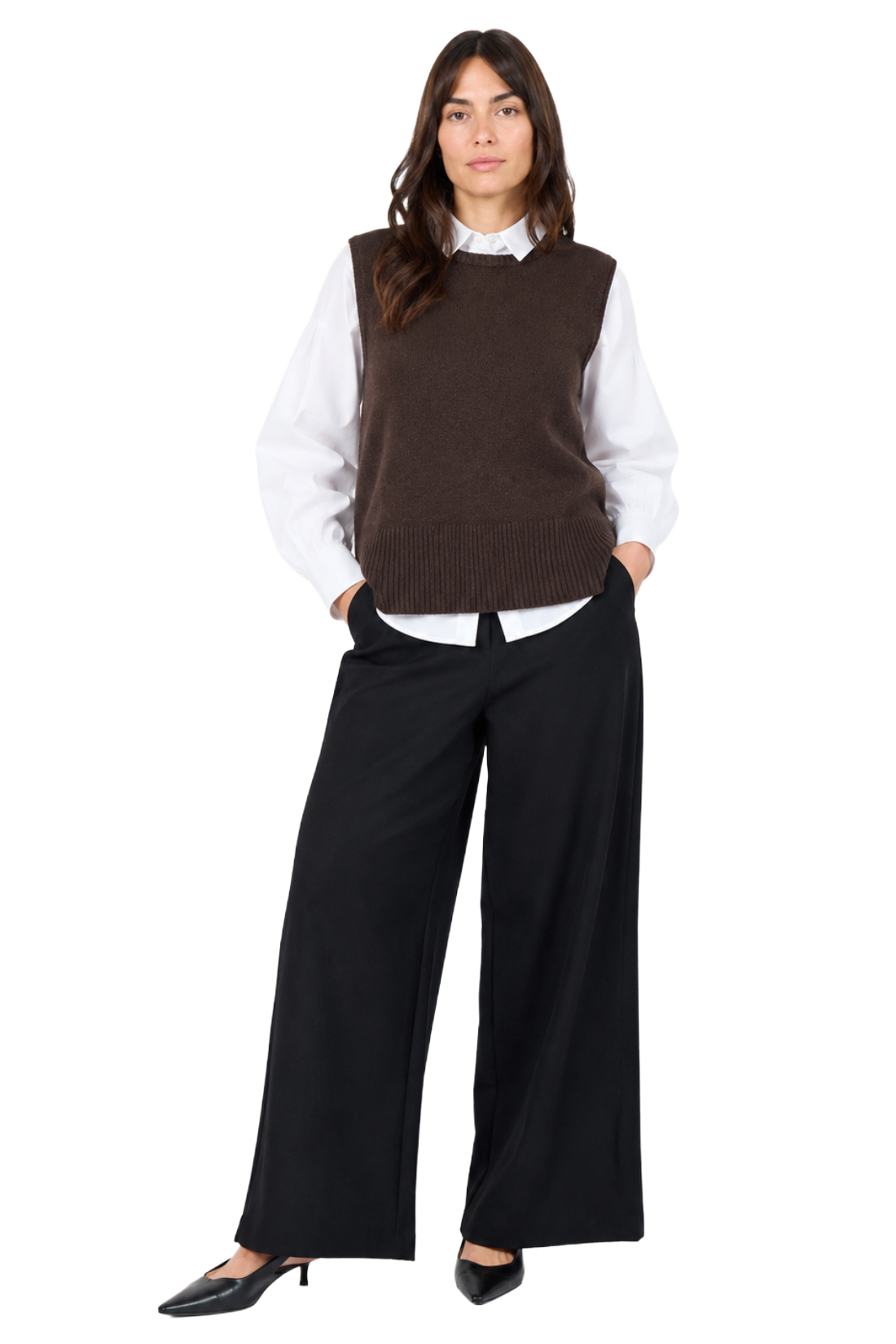 Chanin 6 - vest brun