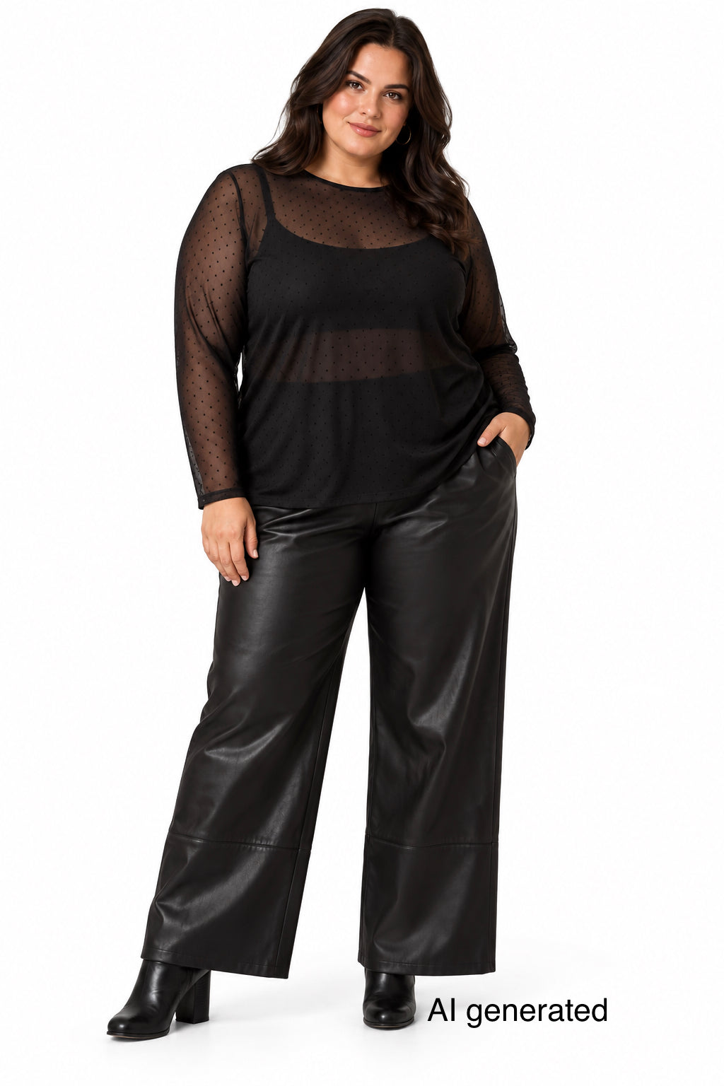 Tiri - mesh bluse
