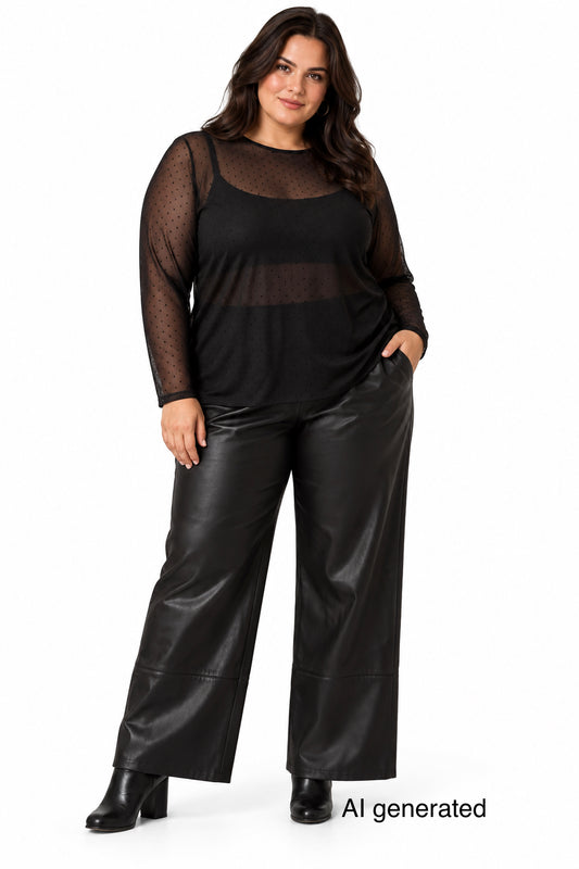 Tiri - mesh bluse