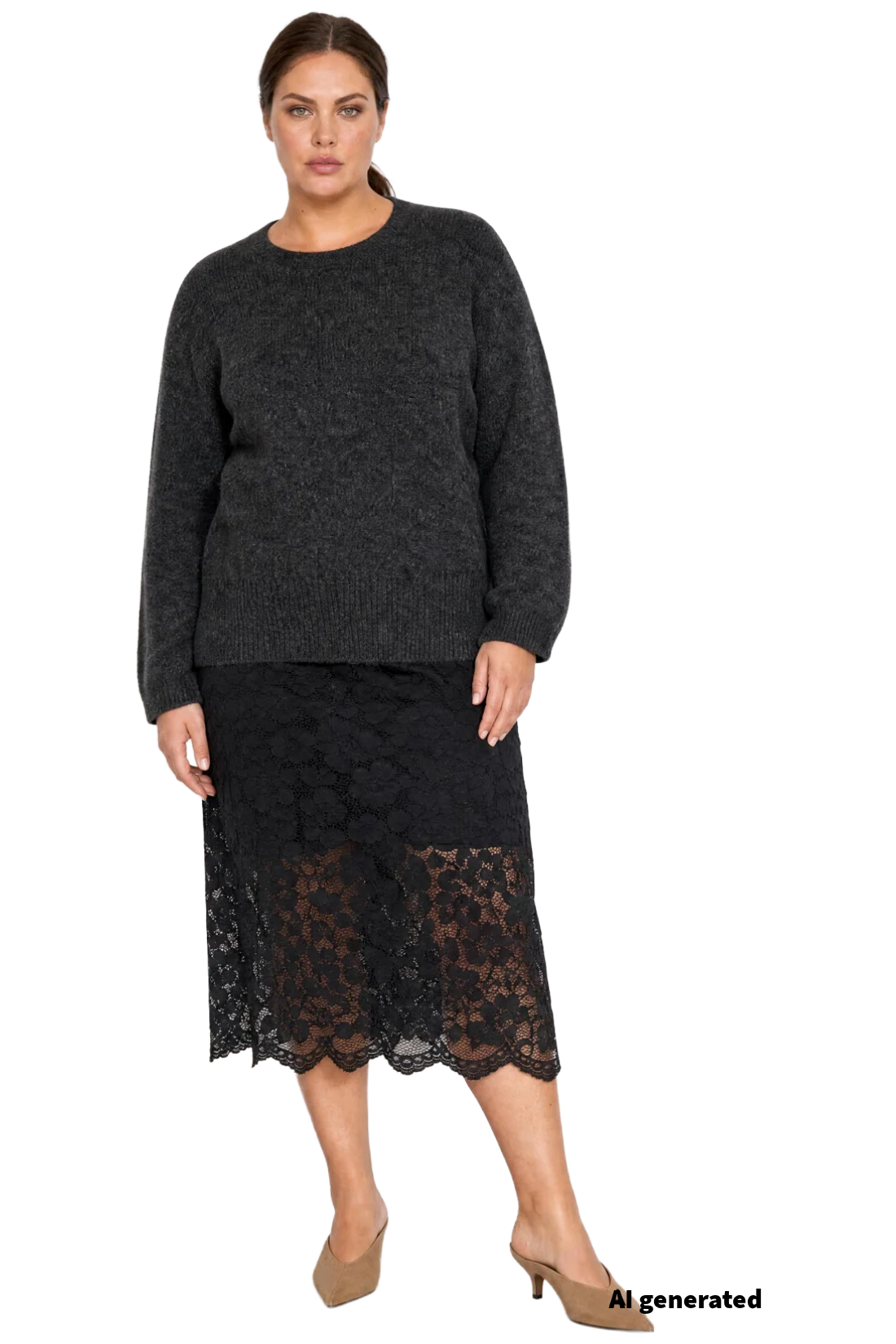 Tonja 26 - pullover grå