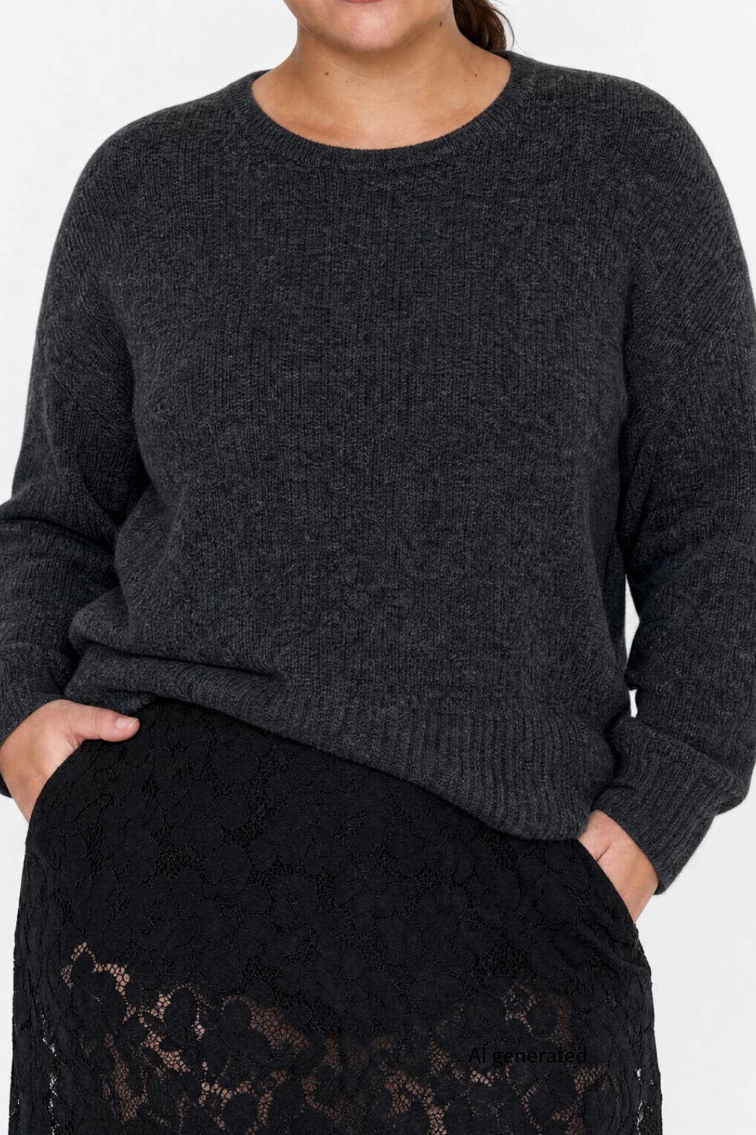 Tonja 26 - pullover grå