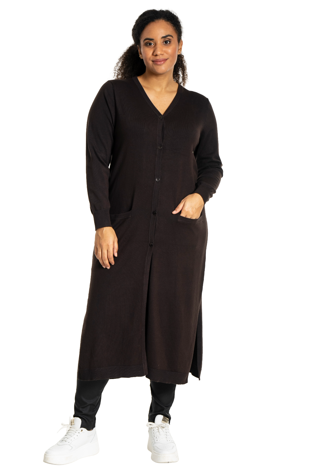 Helsinki - cardigan brun