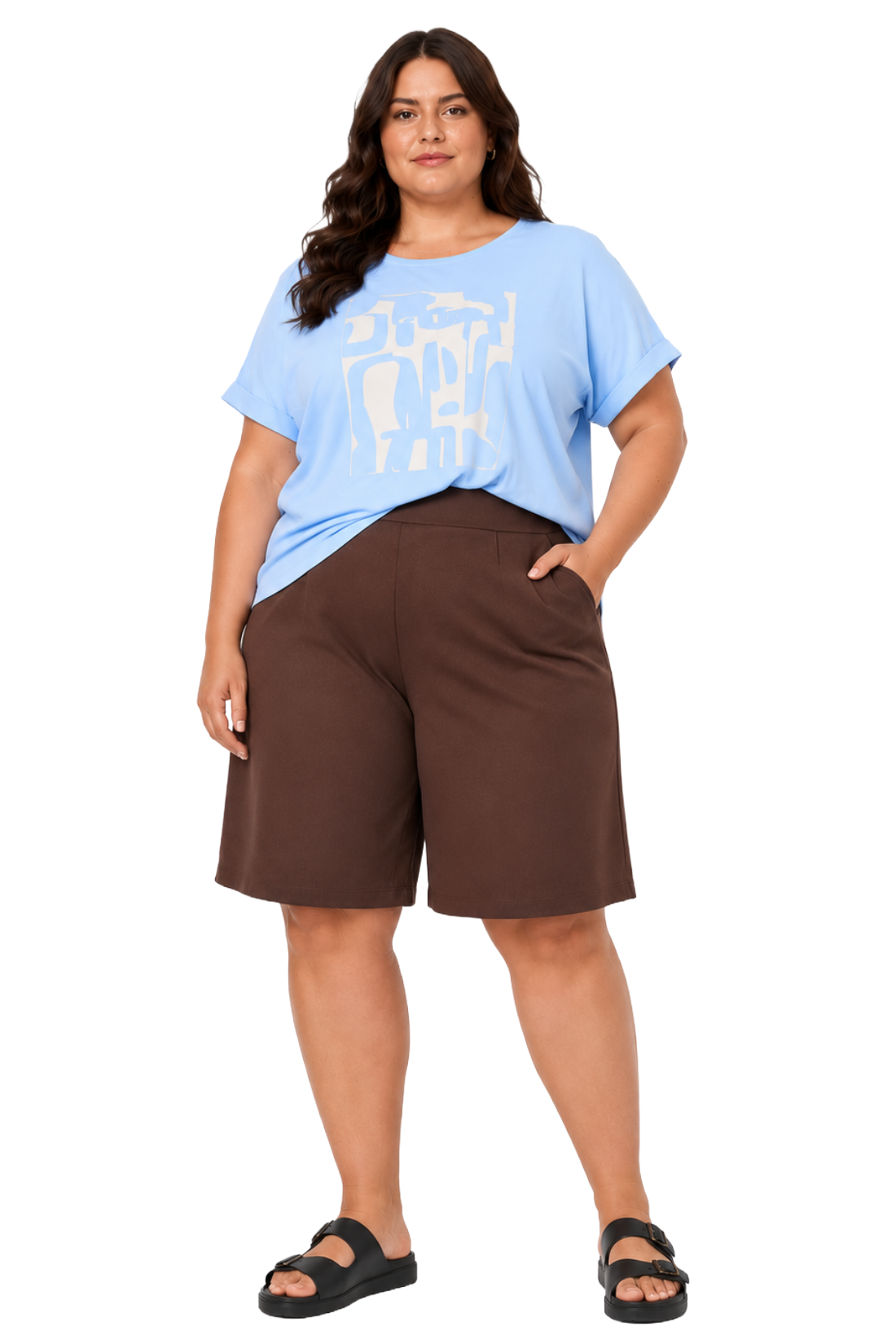 Kufa - shorts brun