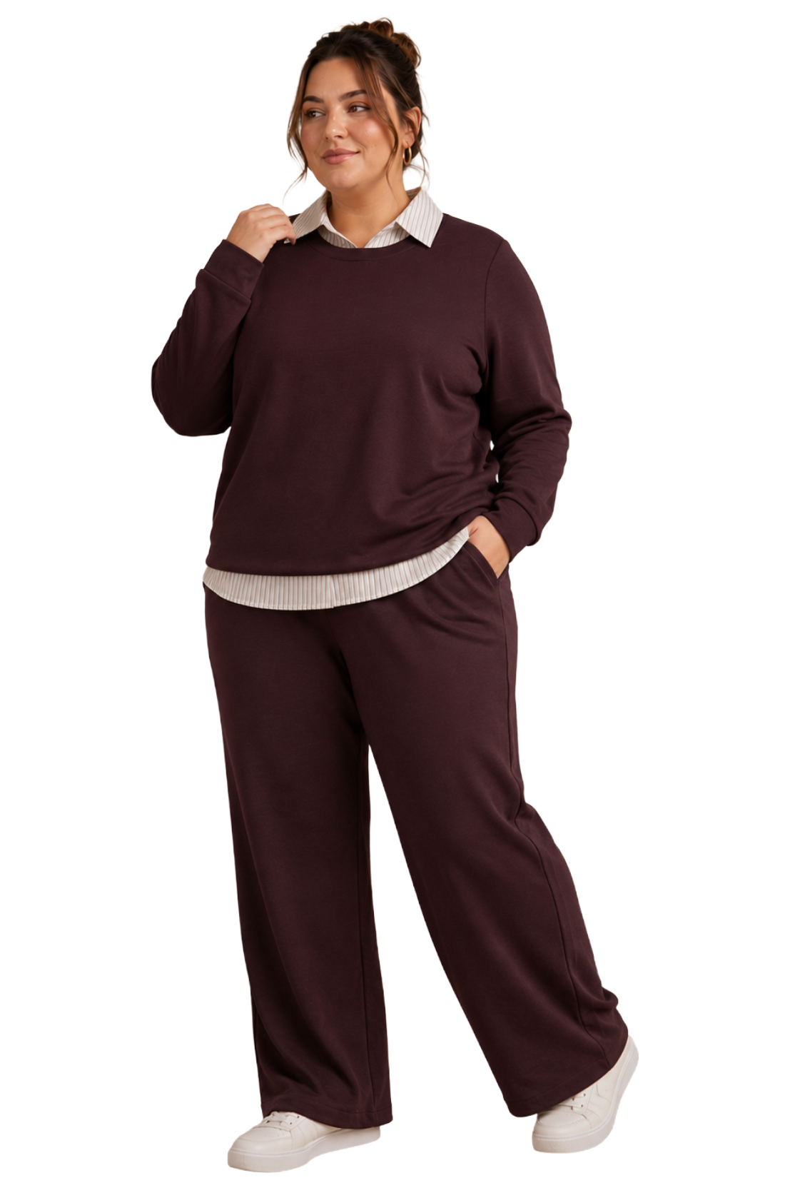 SABINA 119 - sweatshirt brun