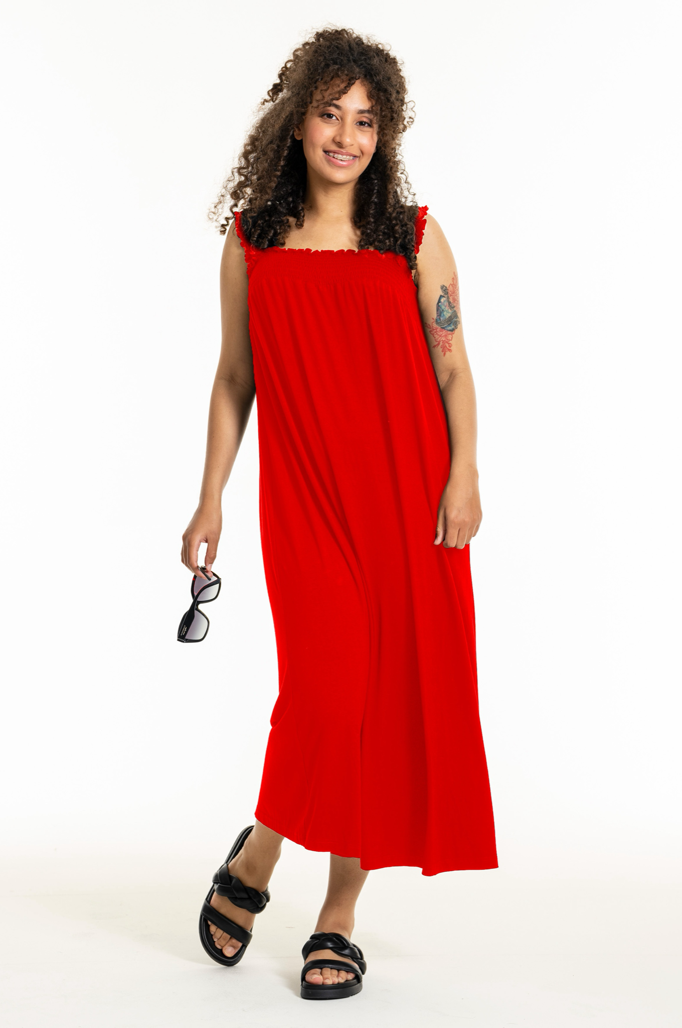Dusser - kjole rød