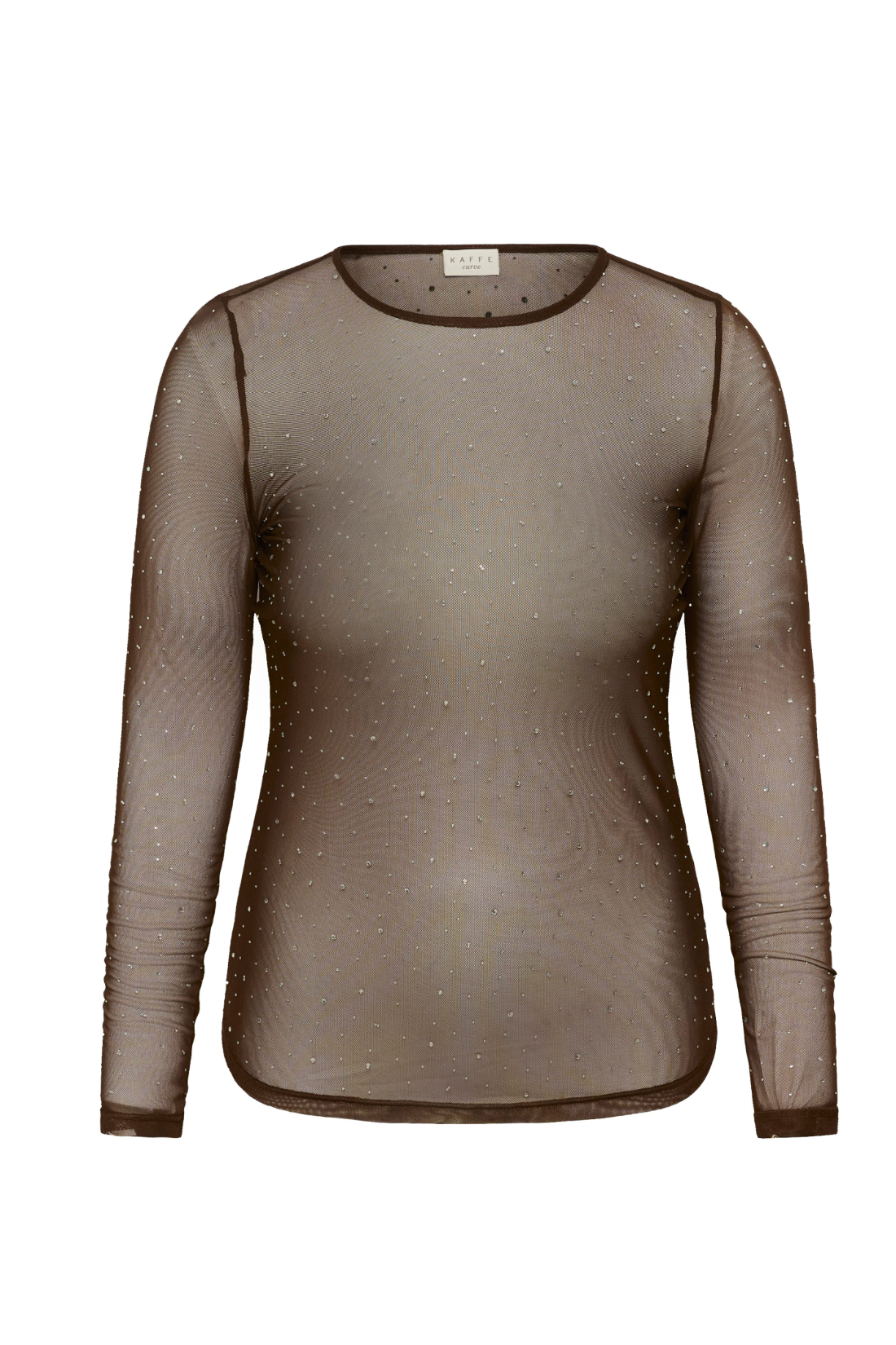 KcTina - bluse brun