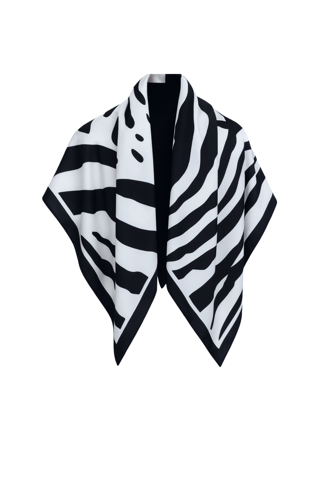 Zebra sort - Tørklæde