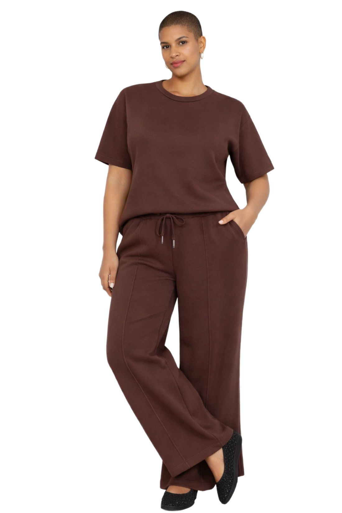 Joelie - t shirt brun