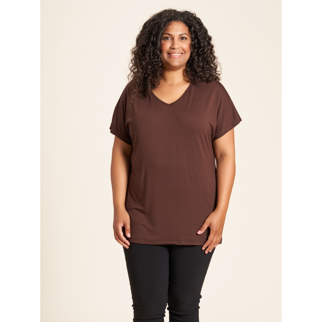 Amsterdam - T shirt brun