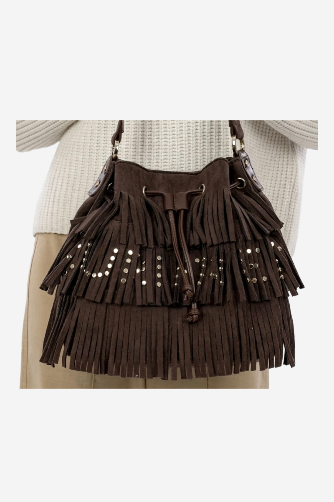 Taske med fryser - brun