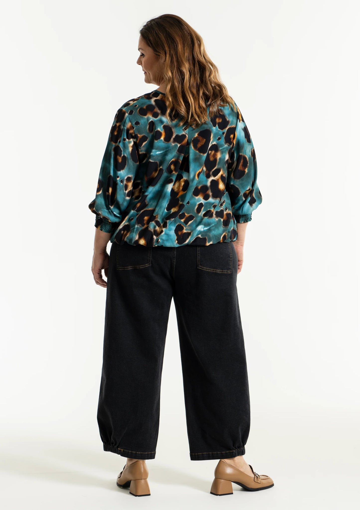 Clara - bukser denim sort