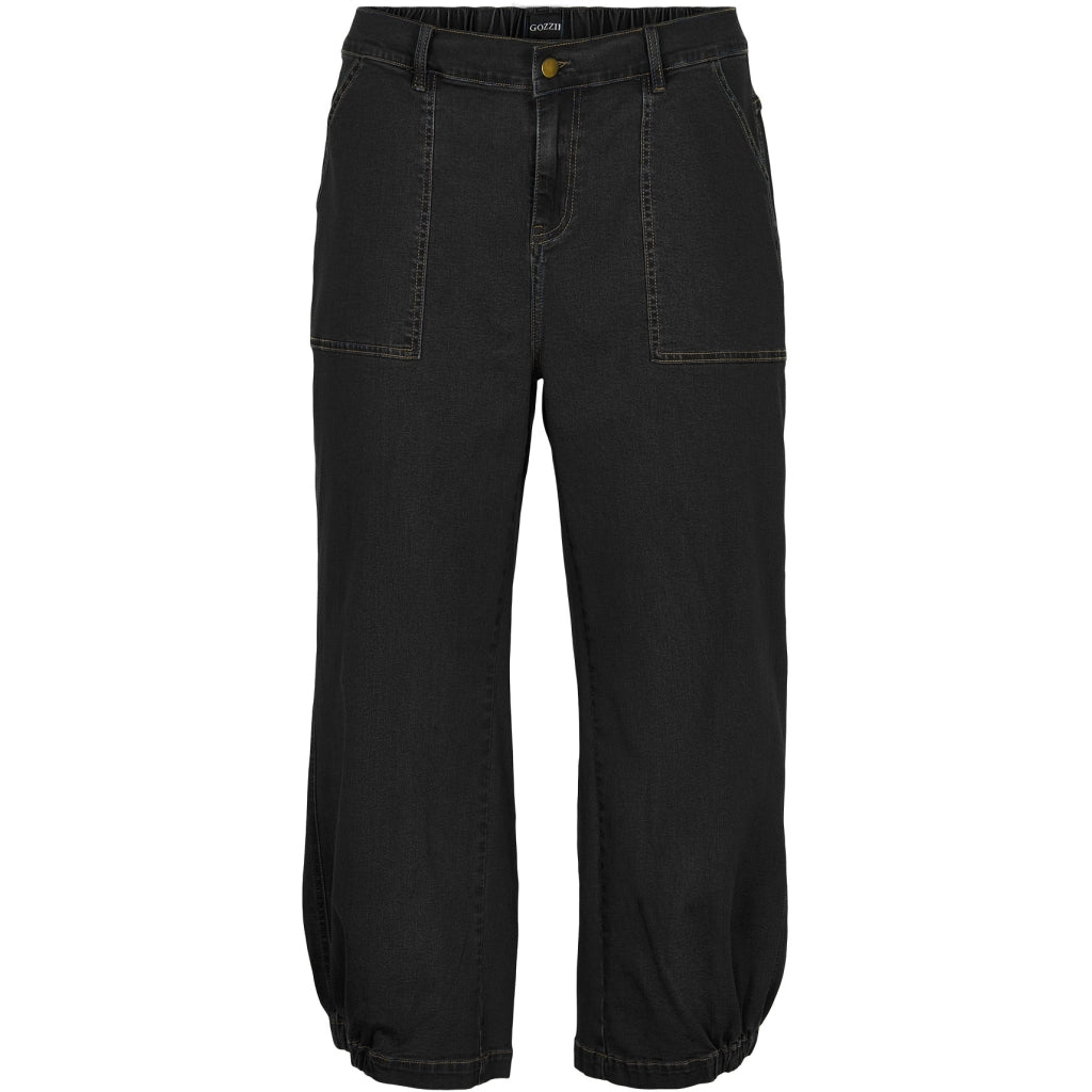 Clara - bukser denim sort